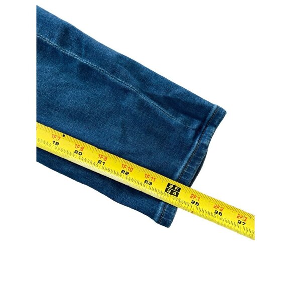 Express Jeans Womens Size 0 Mom Jean Super High Rise Stretch Medium Blue Denim - Picture 6 of 10